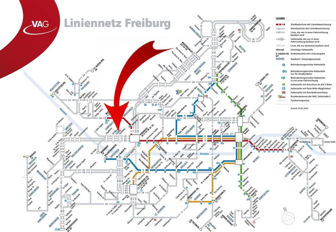 Ferienwohnung Schweier - Ausserhalb Und Doch Zentral Freiburg im Breisgau Ngoại thất bức ảnh